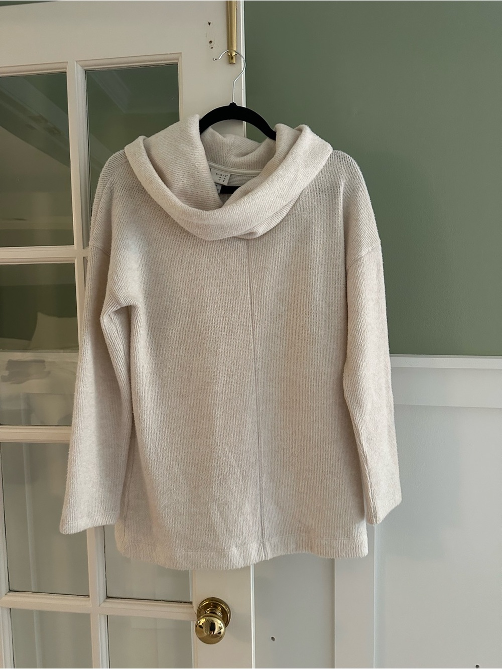 a new day Cream Cowl Neck Pullover Sweater